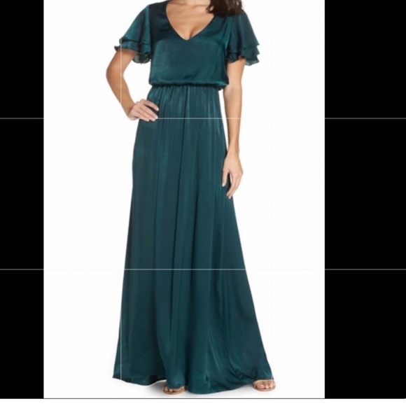 Show me Your Mumu Michelle Flutter Maxi Dress - Picture 2 of 14